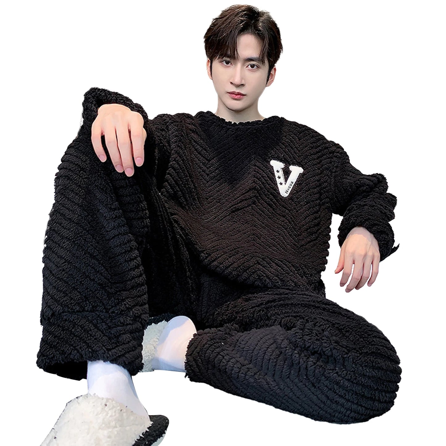 Men's Winter Pajamas Set