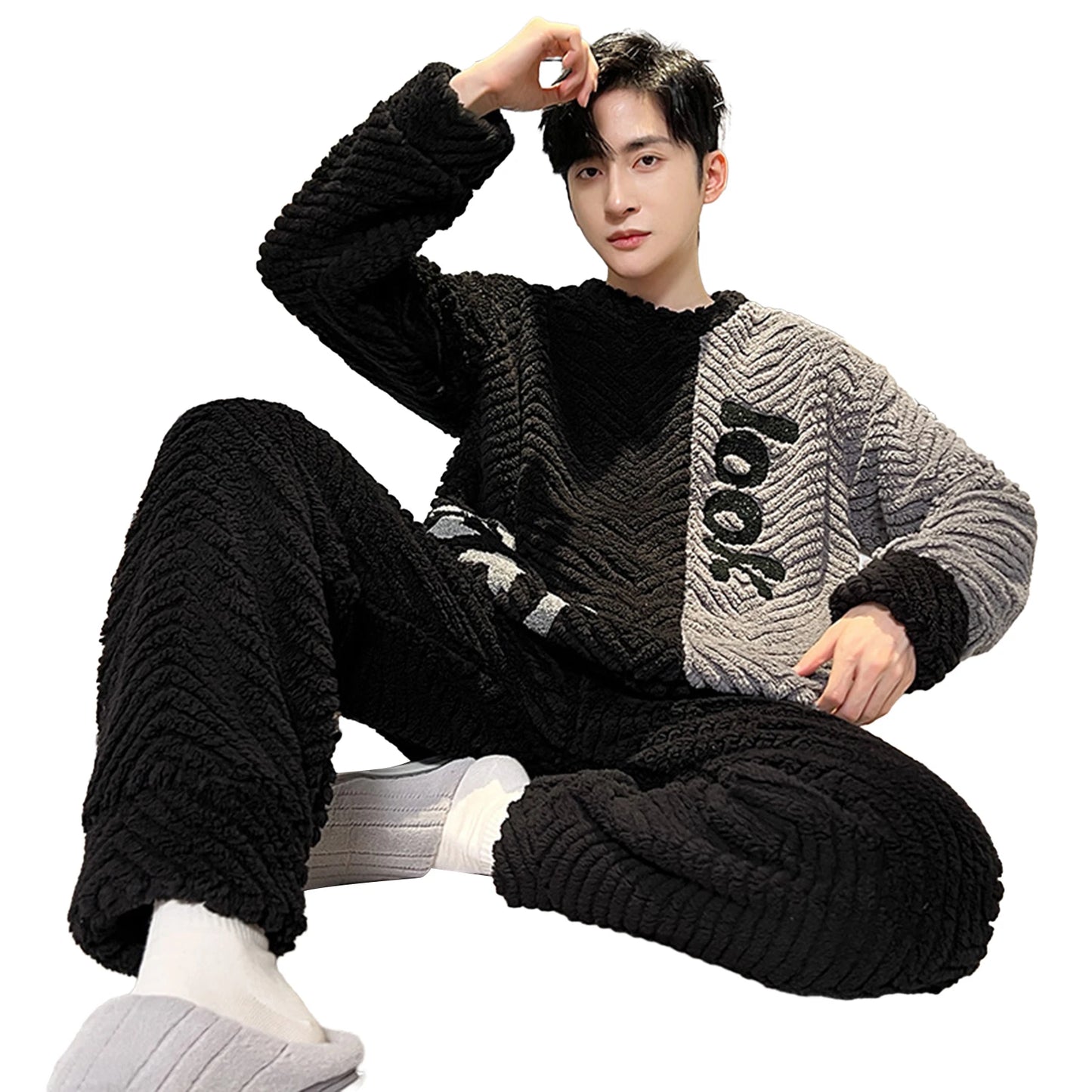 Men's Winter Pajamas Set