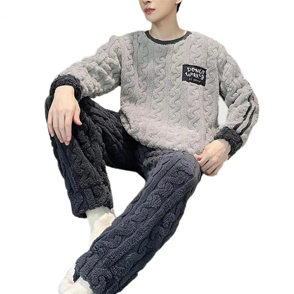 Men's Winter Pajamas Set