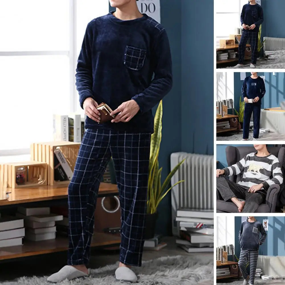 Men's Winter Pajamas Set