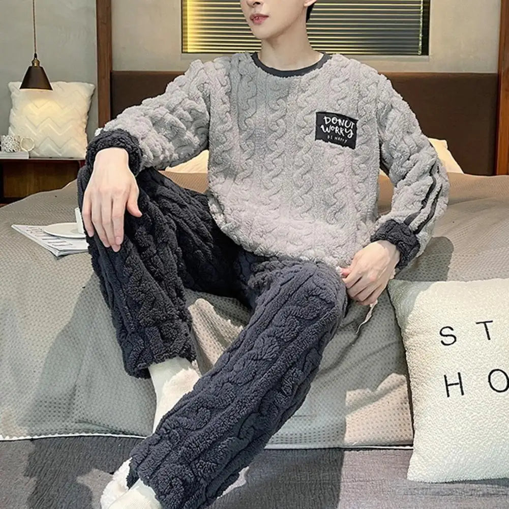 Men's Winter Pajamas Set