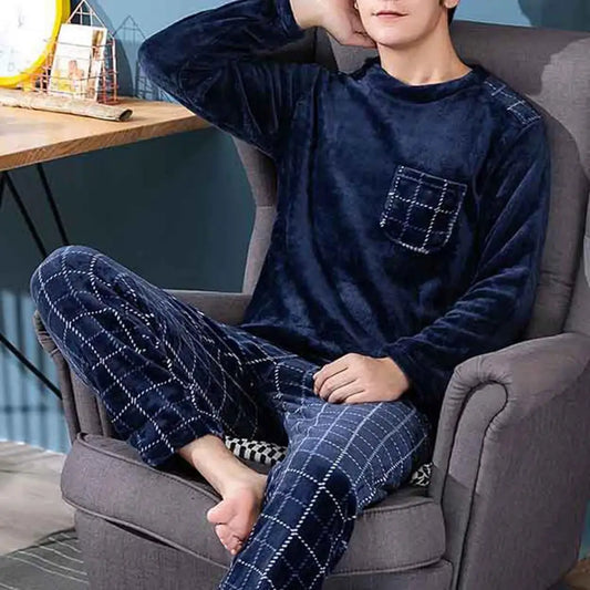 Men's Winter Pajamas Set